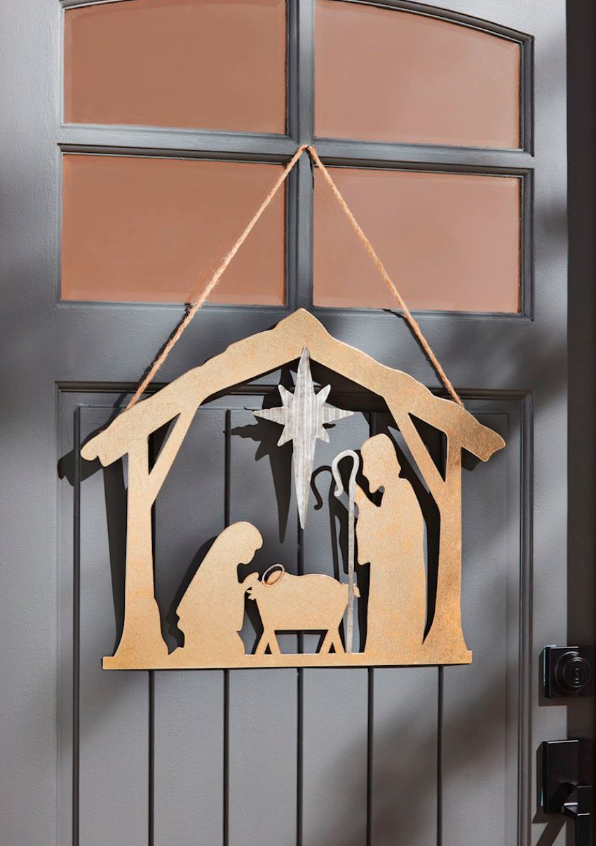 Nativity Door Hanger