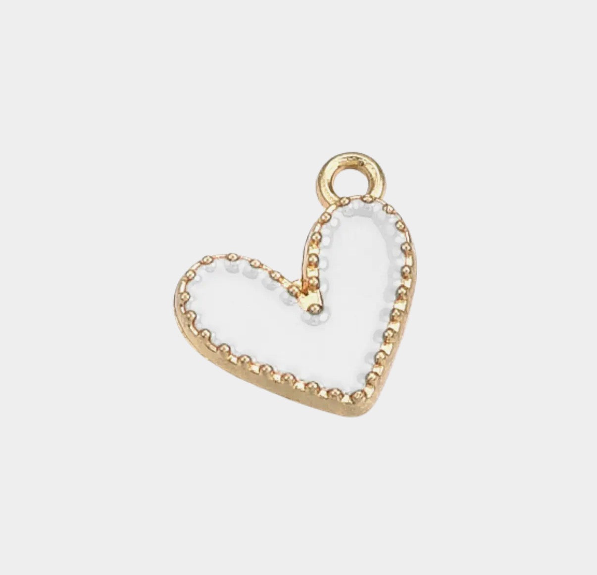 Enamel/Alloy Heart Charm