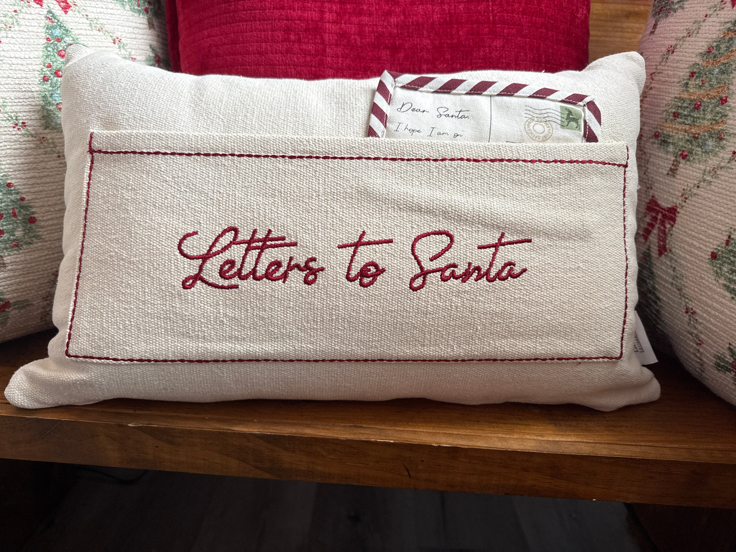 Letters to Santa Pillow