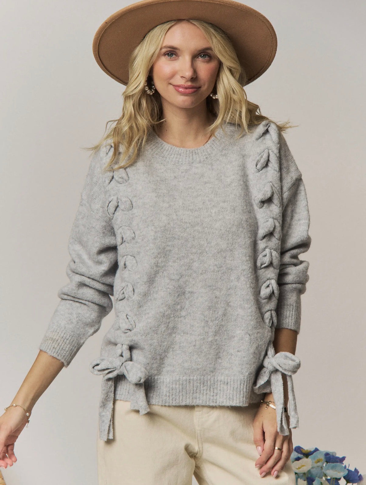 Gray sweater