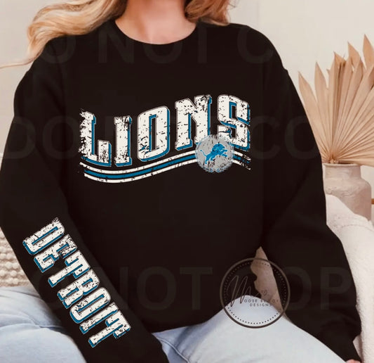 Black Lions Crewneck