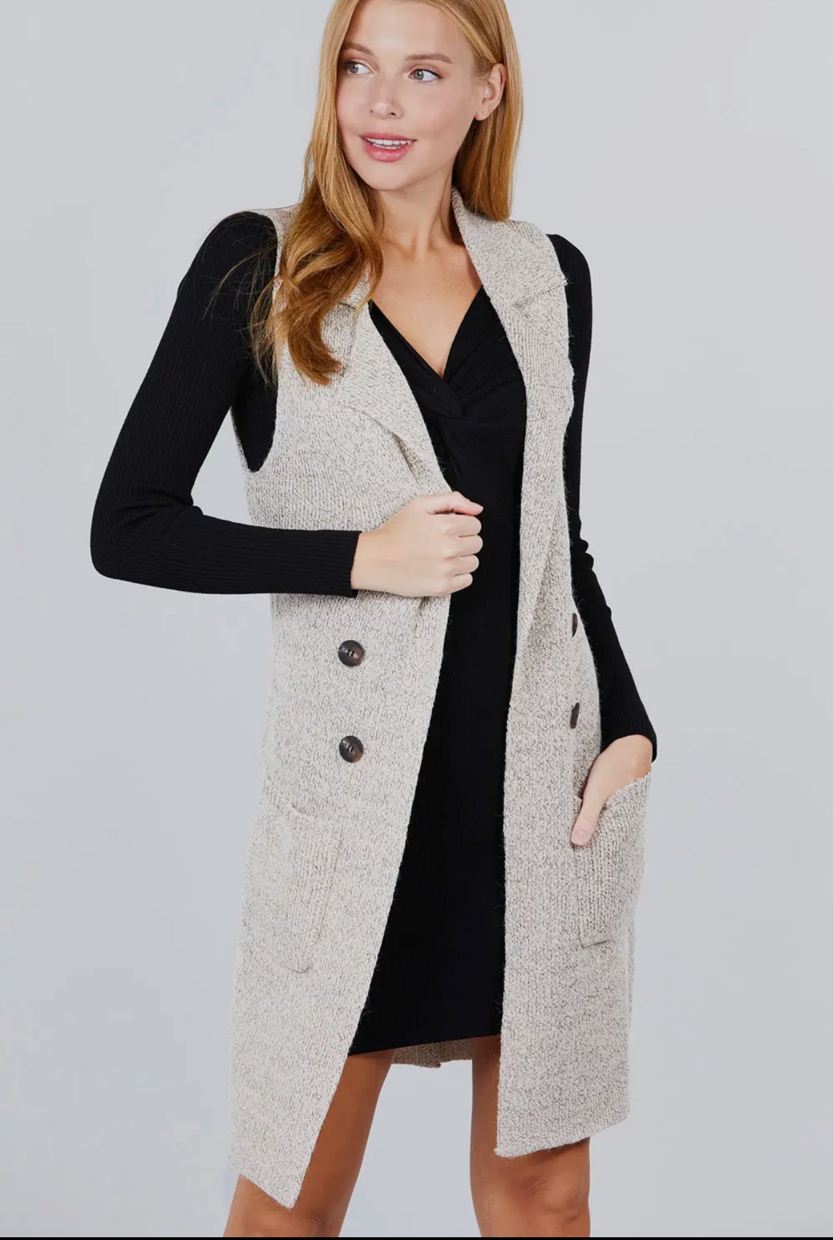 Long Sweater Vest