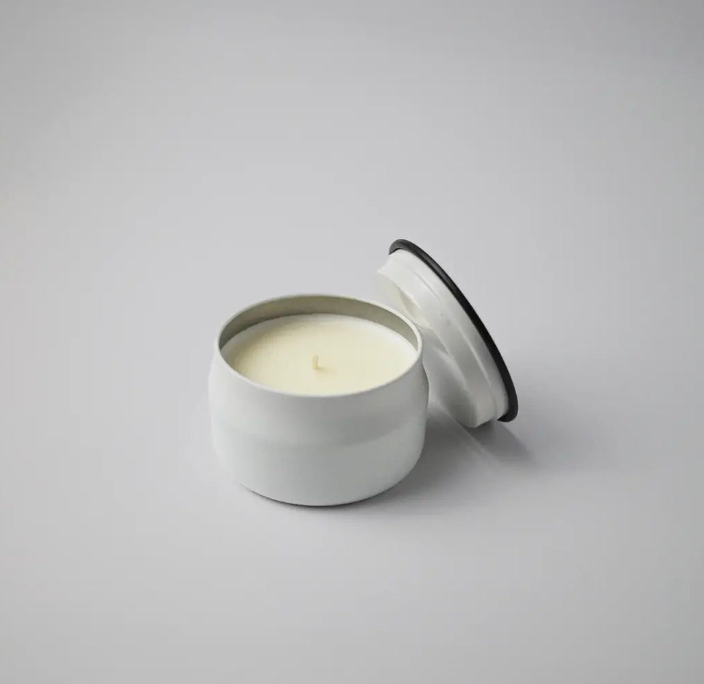 White Driftwood & Coconut Travel Tin