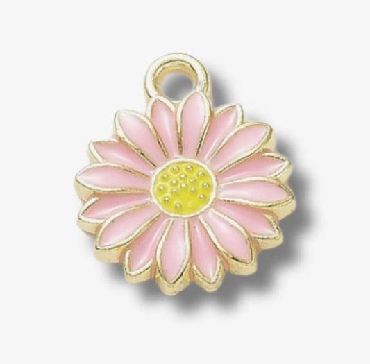 Enamel Daisy Charm