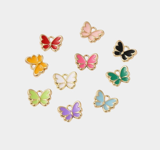 Enamel Butterfly Charm