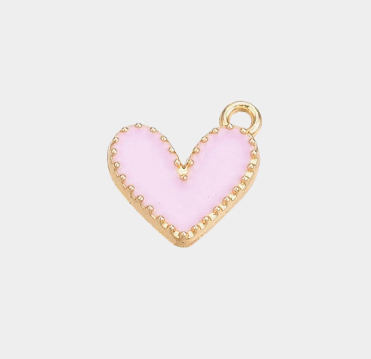 Enamel/Alloy Heart Charm