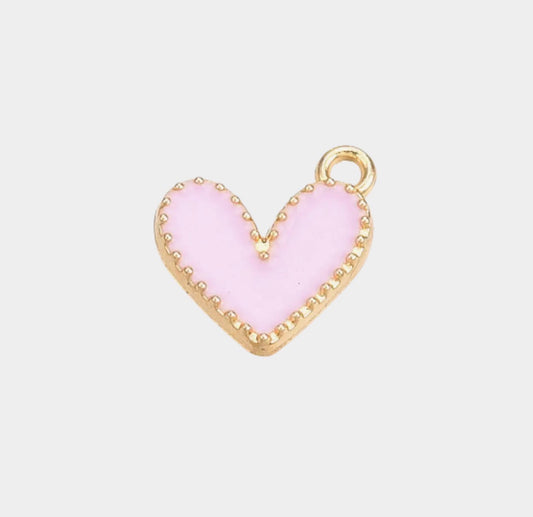 Enamel/Alloy Heart Charm