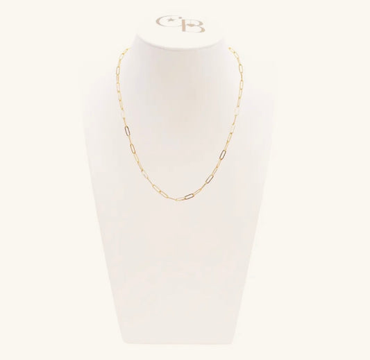 Gold Ashley (Flat) Necklace