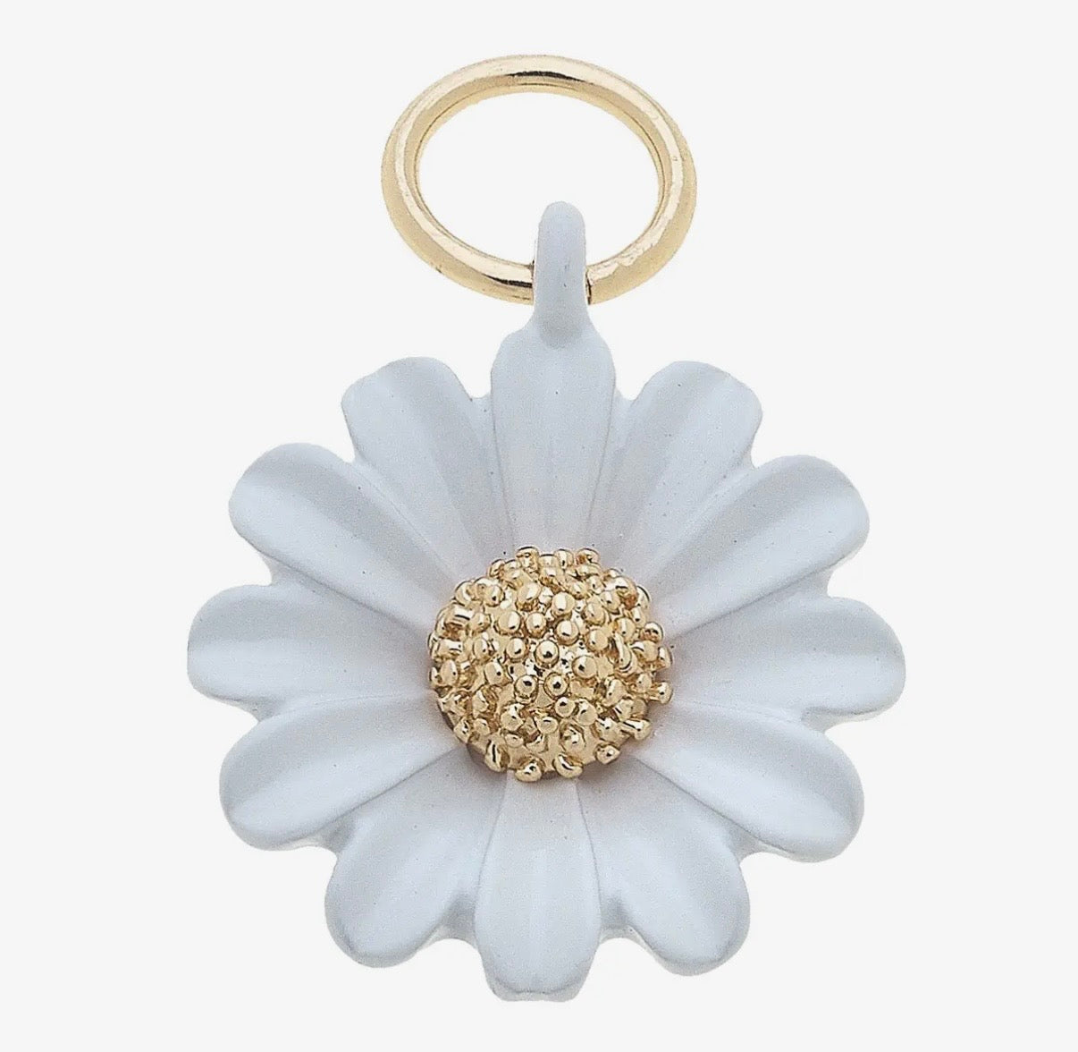 Daisy Enamel Flower Charm