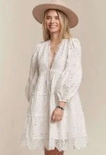White Eyelet Dress