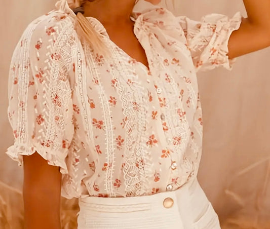 Floral Print Blouse