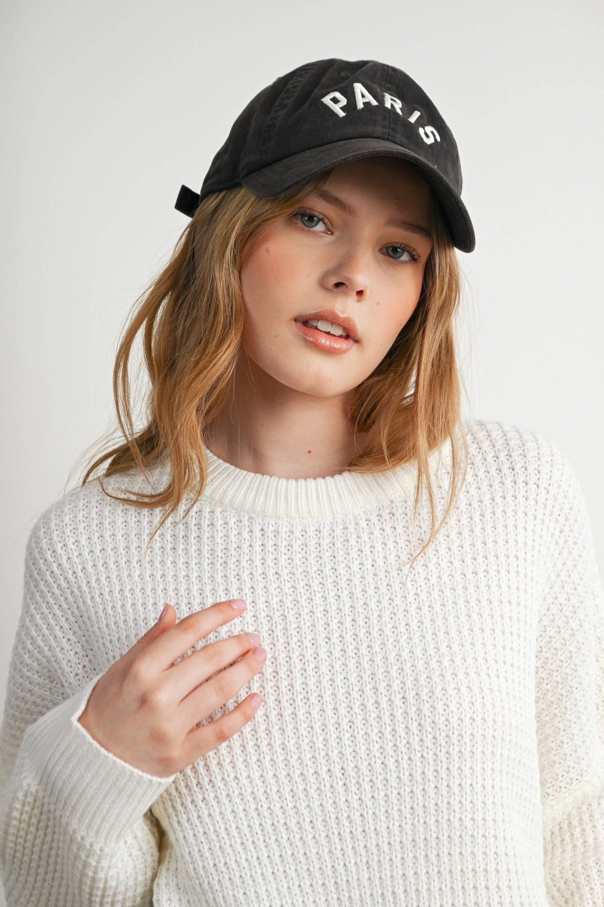 Round-Neck Classic Long Sleeve Top - BMW7782: OLIVE /