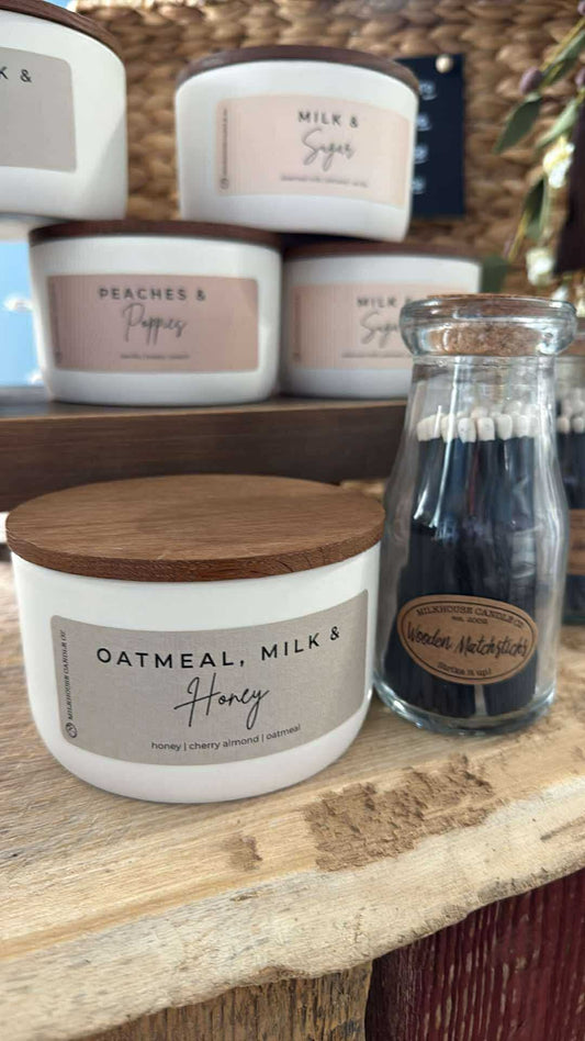 Candle and Matches Set - scents below