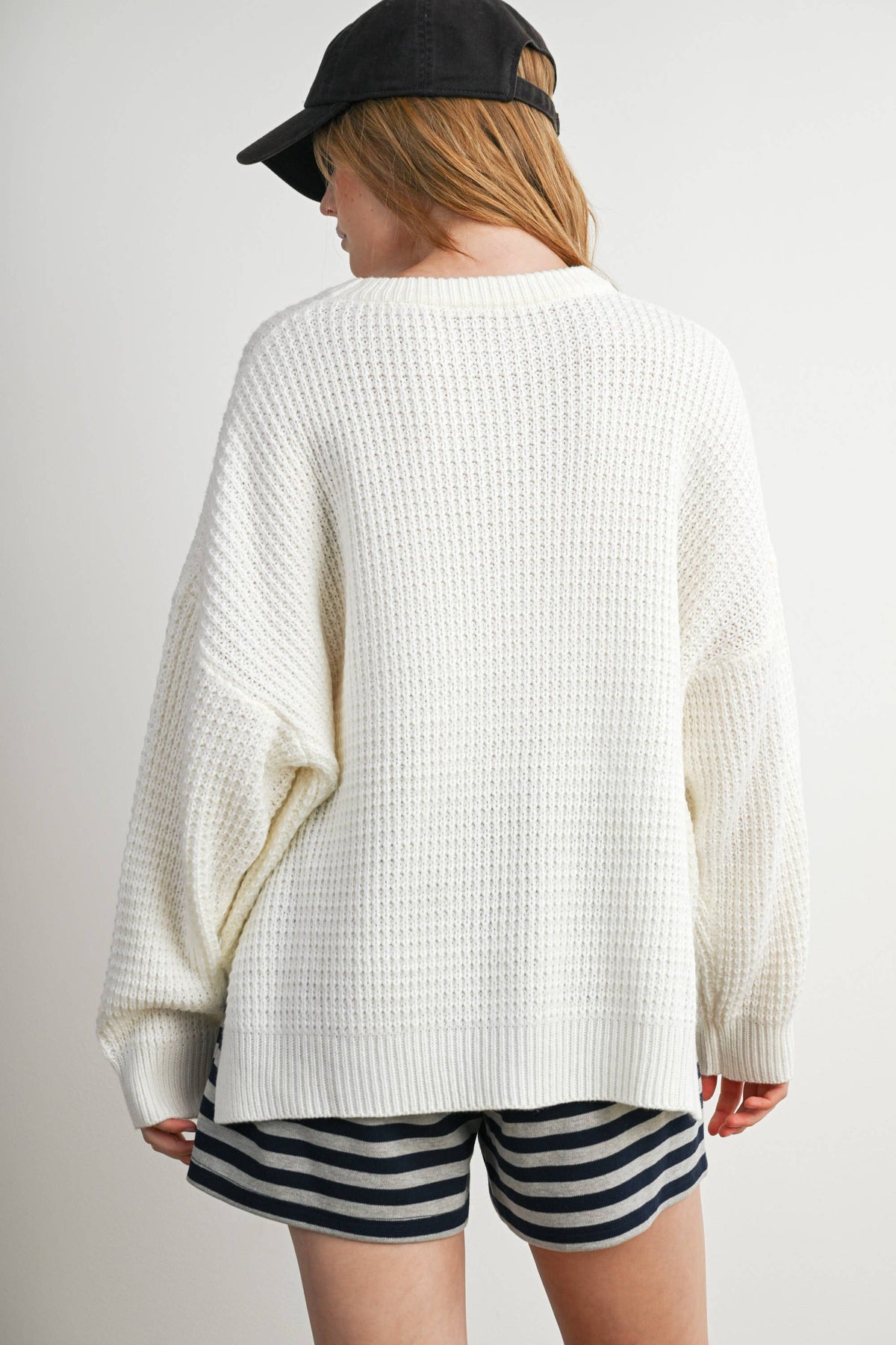Round-Neck Classic Long Sleeve Top - BMW7782: OLIVE /